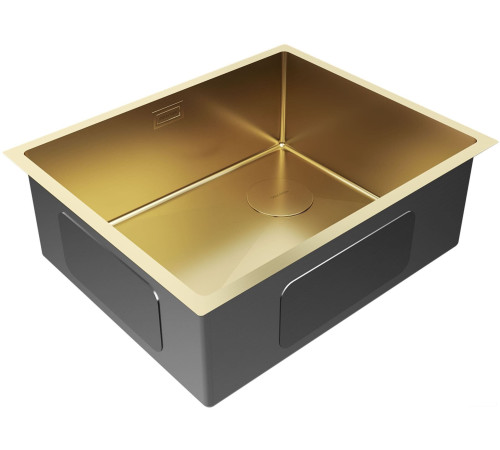 Кухонная мойка Paulmark NEXT-SKEW 54 UNI PM885444-BG золото/брашированное золото