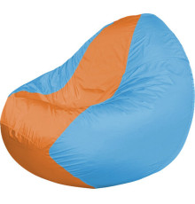 Кресло-мешок Flagman Classic К2.1-53 голубый/оранжевый