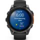 Умные часы Garmin Fenix 8 47мм серый, черный силиконовый ремешок