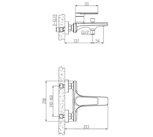 Смеситель Esko Baku BK 54