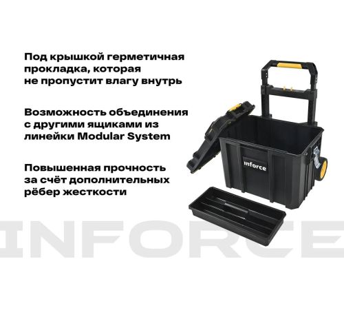 Ящик для инструментов Inforce На колесах Modular System 06-20-13