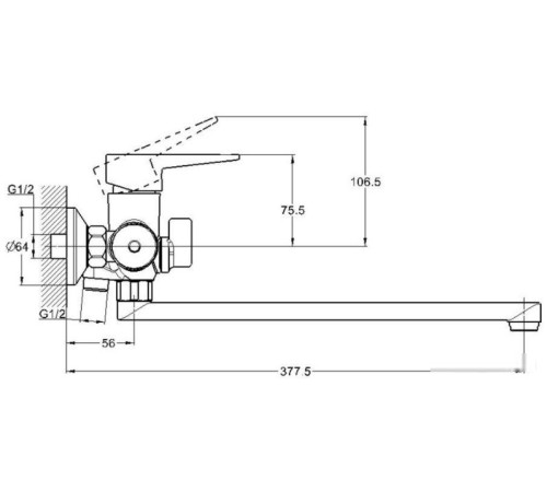 Смеситель Econoce EC0405