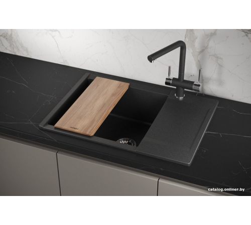 Кухонная мойка Granula ES-7003 черный