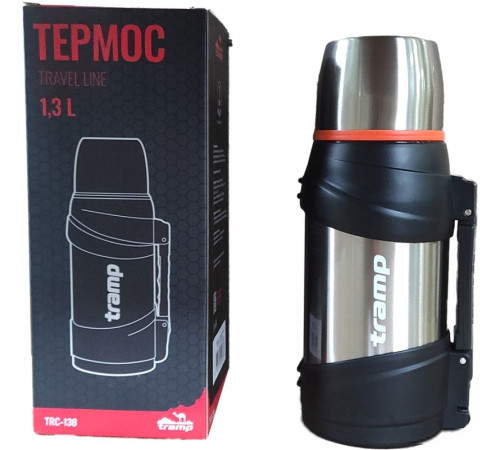 Термос TRAMP Travel Line 1.3л TRC-138м серебристый