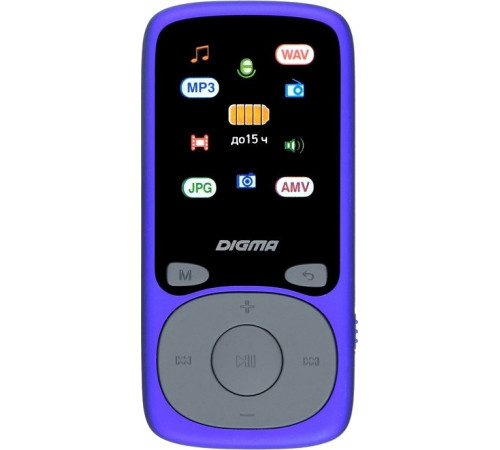 MP3 плеер Digma B4 8GB синий