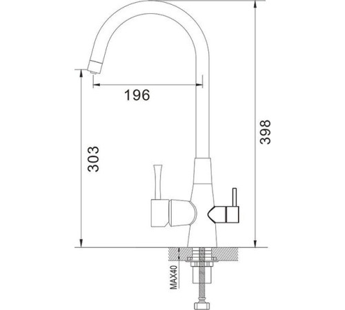 Смеситель Shevanik S428L