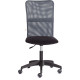 Кресло TetChair Star флок/ткань черный/серый, 35/W-12