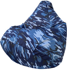 Кресло-мешок Flagman Груша Макси XXL Г2.7-54 синий камуфляж-2
