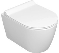 Унитаз подвесной Керамин Трент R МЛ Slim белый матовый