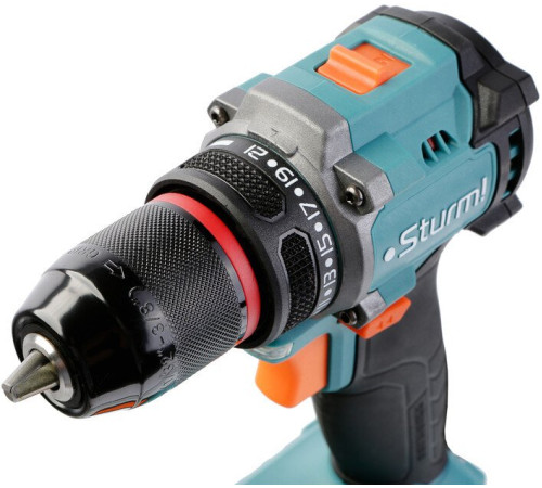 Дрель-шуруповерт Sturm CD1860BL с 2-мя АКБ, кейс