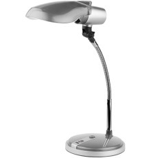 Настольная лампа ЭРА NE-301-E27-15W-S серебро
