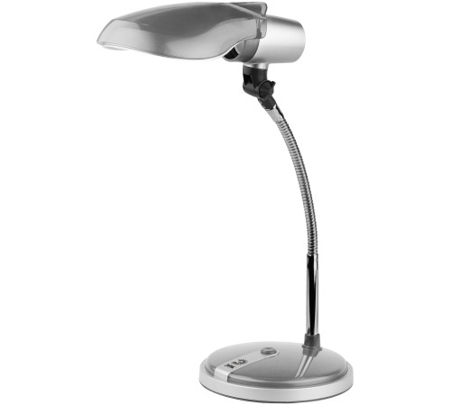 Настольная лампа ЭРА NE-301-E27-15W-S серебро