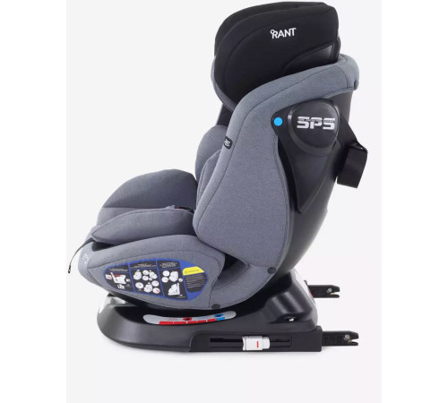 Детское автокресло Rant Nitro Isofix UB619 серый/черный