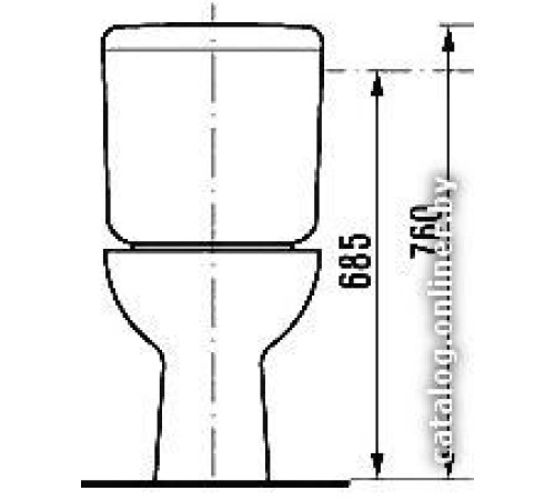 Унитаз напольный Jika Zeta [8.2539.6.000.242.9] без сиденья