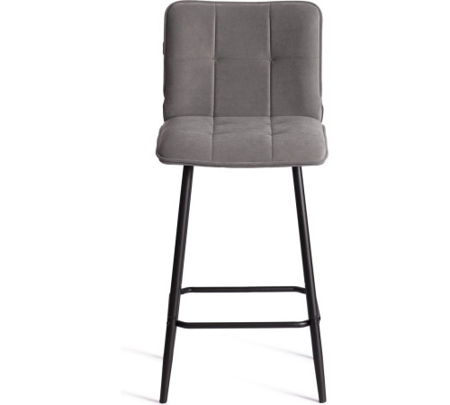 Стул TetChair Bari Полубарный велюр, серый