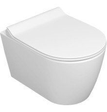 Унитаз Керамин Трент R Безободковый сиденье Slim с микролифтом