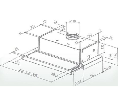 Кухонная вытяжка Faber Flox WH A50 315.0567.353