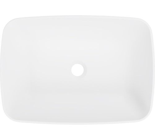 Умывальник Belux Джаз 540 Прямоугольник 18, белый матовый/Solid Surface