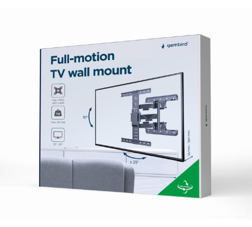 Кронштейн для телевизора Gembird WM-65ST-01
