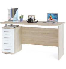 Стол Сокол КСТ-105 дуб сонома/белый