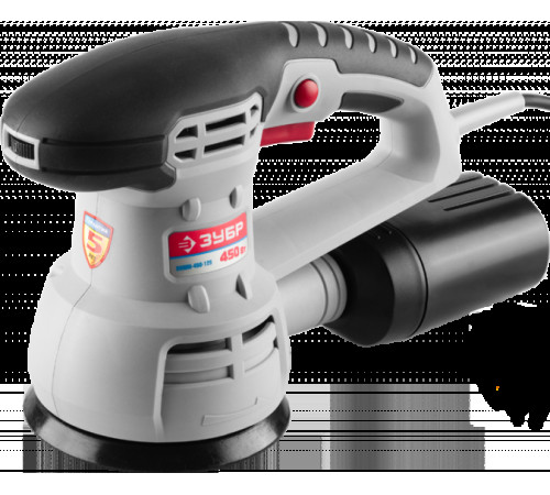 Эксцентриковая шлифмашина  Зубр ЗОШМ-450-125