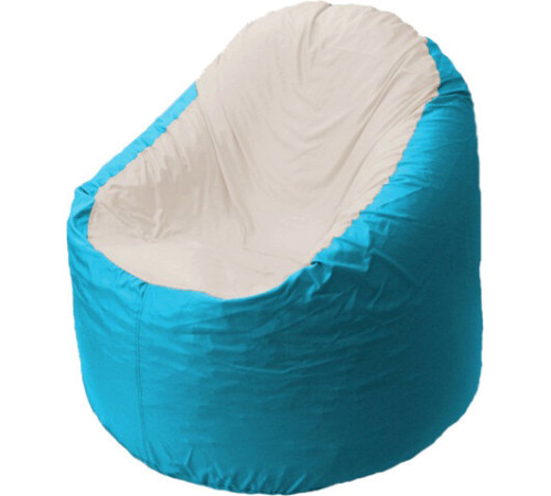 Кресло-мешок Flagman Bravo B1.1-25 бирюзовый/бежевый