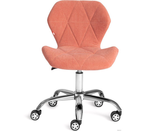 Офисное кресло TetChair Selfi флок, розовый