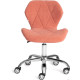 Офисное кресло TetChair Selfi флок, розовый