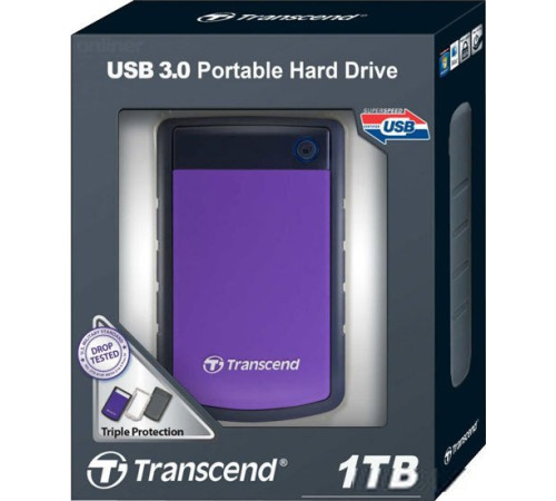 Внешний накопитель Transcend StoreJet 25H3P 1TB TS1TSJ25H3P