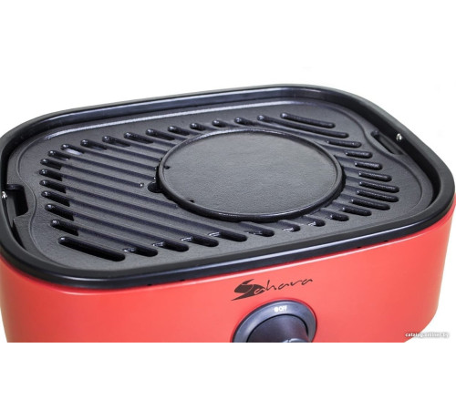 Портативный газовый гриль Sahara Mini BBQ серебристый