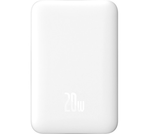 Внешний аккумулятор Baseus Magnetic Mini Air Wireless Fast Charge Power Bank 20W 10000mAh белый
