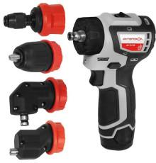 Дрель-шуруповерт Интерскол КомбиМАКС ДА-10/12В 36 687.2.2.79 с 2-мя АКБ, кейс