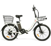 Электровелосипед SameBike City Master MY-E04 белый