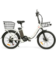 Электровелосипед SameBike City Master MY-E04 белый