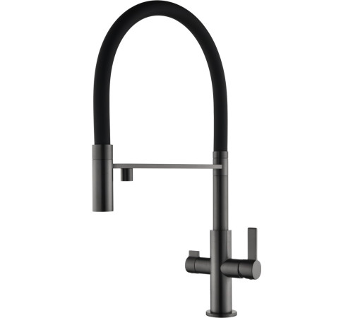 Смеситель ZorG Soifos Premium Brass PVD Gunblack