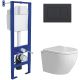 Унитаз подвесной Berges Wasserhaus Okus Rimless 043396 с сиденьем