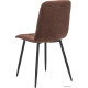 Стул Leset Скай LST00158-19 велюр, шоколад/черный