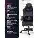 Игровое геймерское кресло FLOKY Huginn Black SP черный
