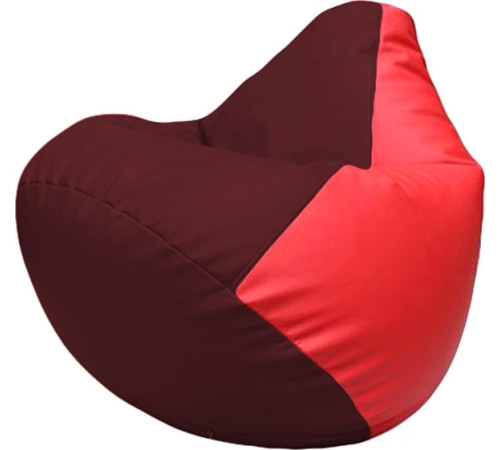 Кресло-мешок Flagman Груша Макси Г2.3-3209 бордовый/красный