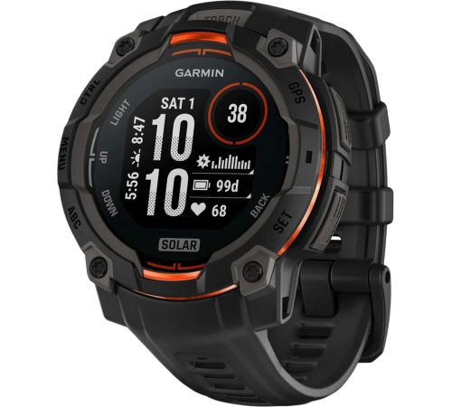 Умные часы Garmin Instinct 3 Solar 45 мм черный