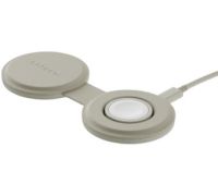 Беспроводное зарядное Satechi OntheGo 2-in-1 Charger ST-QTG21W бежевый