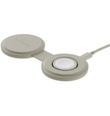 Беспроводное зарядное Satechi OntheGo 2-in-1 Charger ST-QTG21W бежевый
