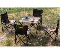 Стол со стульями WMC Tools WMC-SP-118C