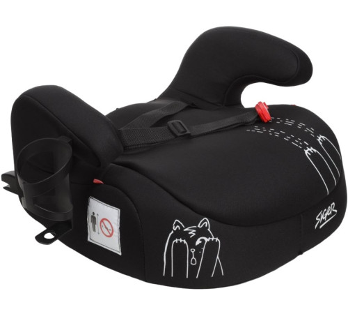 Детское сиденье Siger Fix Lux KRES4002 черный шкода