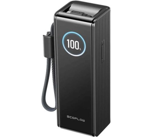 Внешний аккумулятор EcoFlow Rapid 25000mAh с кабелями 100 Вт, 170 Вт, черный