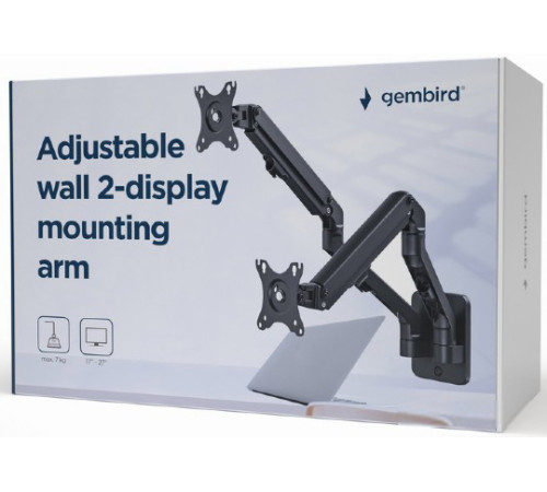 Кронштейн для монитора Gembird MA-WA2-01
