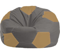 Кресло-мешок Flagman Мяч Стандарт М1.1-348 серый/бежевый
