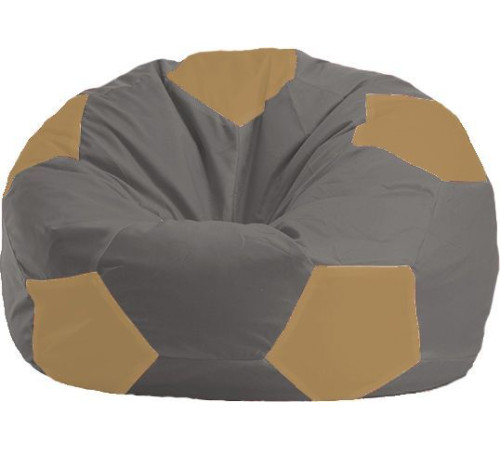 Кресло-мешок Flagman Мяч Стандарт М1.1-348 серый/бежевый