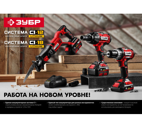 Аккумулятор Зубр Мастер АКБ-С1-14-2 14.4В/2 Ач