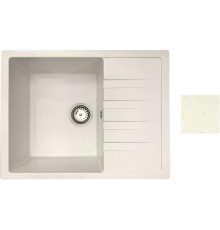 Кухонная мойка БелЭворс Vega L белый, без сифона